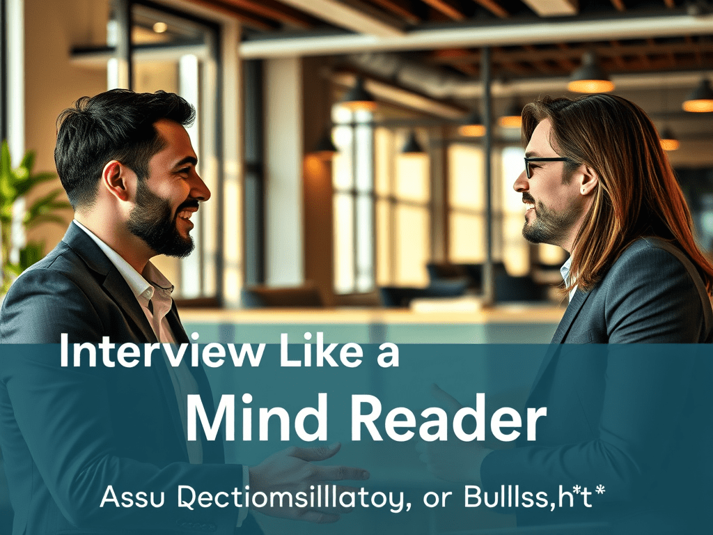 “Interview Like a Mind Reader: 5 Questions to Spot Brilliance, Burnout, or&nbsp;Bullsh*t”