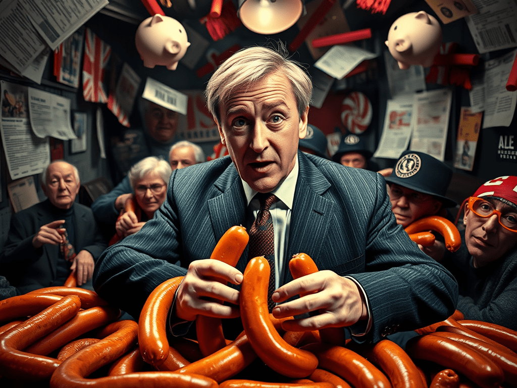 Sausage & Spin: Breakfast Banter While Britain Boils