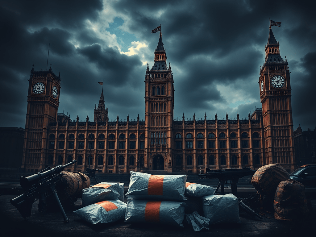 War Is Peace, Bombs Are Aid, and Parliament’s on a Bender&nbsp;💸💣