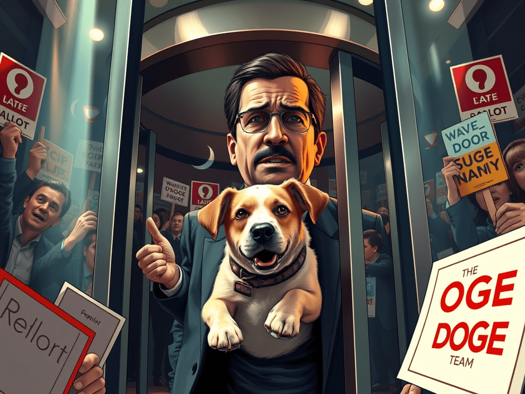 Exit, Stage Left… Then Right Back Again: Reform UK’s Revolving Door of Leadership&nbsp;🚪🔄