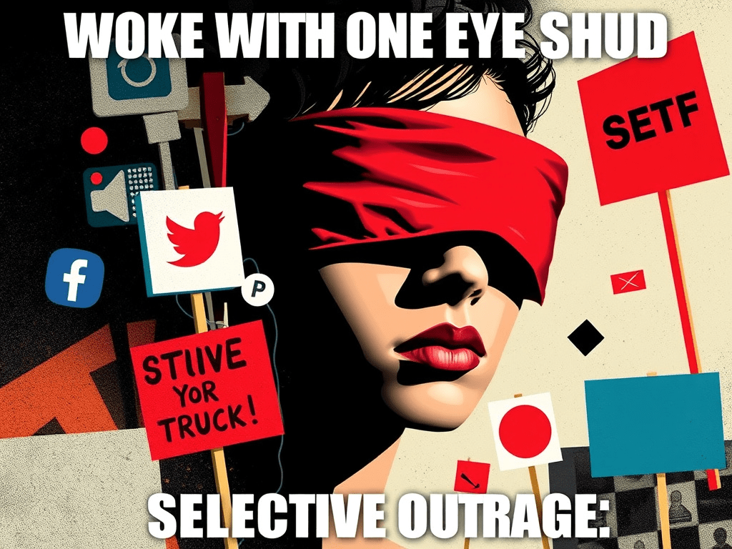 Woke with One Eye Shut: The Curious Case of Selective Outrage™️