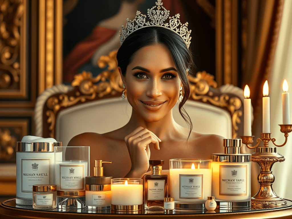 Meghan Markle and the Monetised Monarchy: From Suits to Scented Sovereignty™&nbsp;👑🕯️