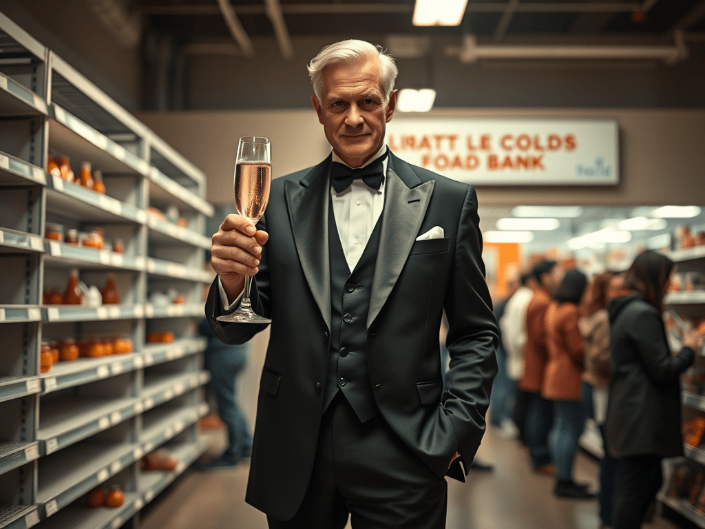 Britain the Rich? More Like Champagne Taste on a Food Bank&nbsp;Budget