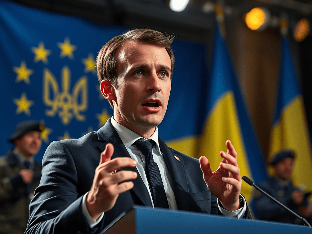 Macron’s Eternal Vow: “We’ll Never Abandon Ukraine” (Just Keep Sending Ammo)&nbsp;💣🇫🇷