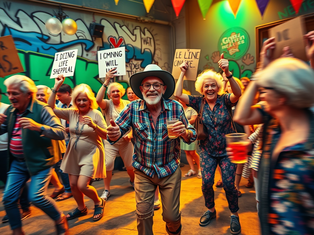 Wrinkled, Rowdy & Raging: The Over-60s Are Out of Fis and Off the Rails&nbsp;🍷🍾🥂