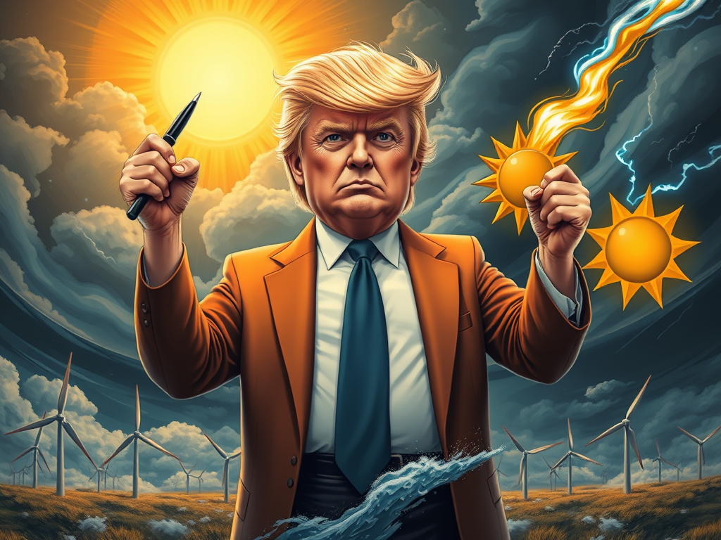 Trump the Weather God: Making the Sun Shine While Blowing Away the Wind&nbsp;☀️💨
