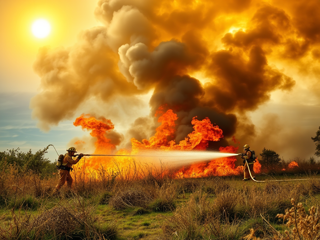 Inferno on the Heath: Dorset Blaze Sends Residents&nbsp;Fleeing