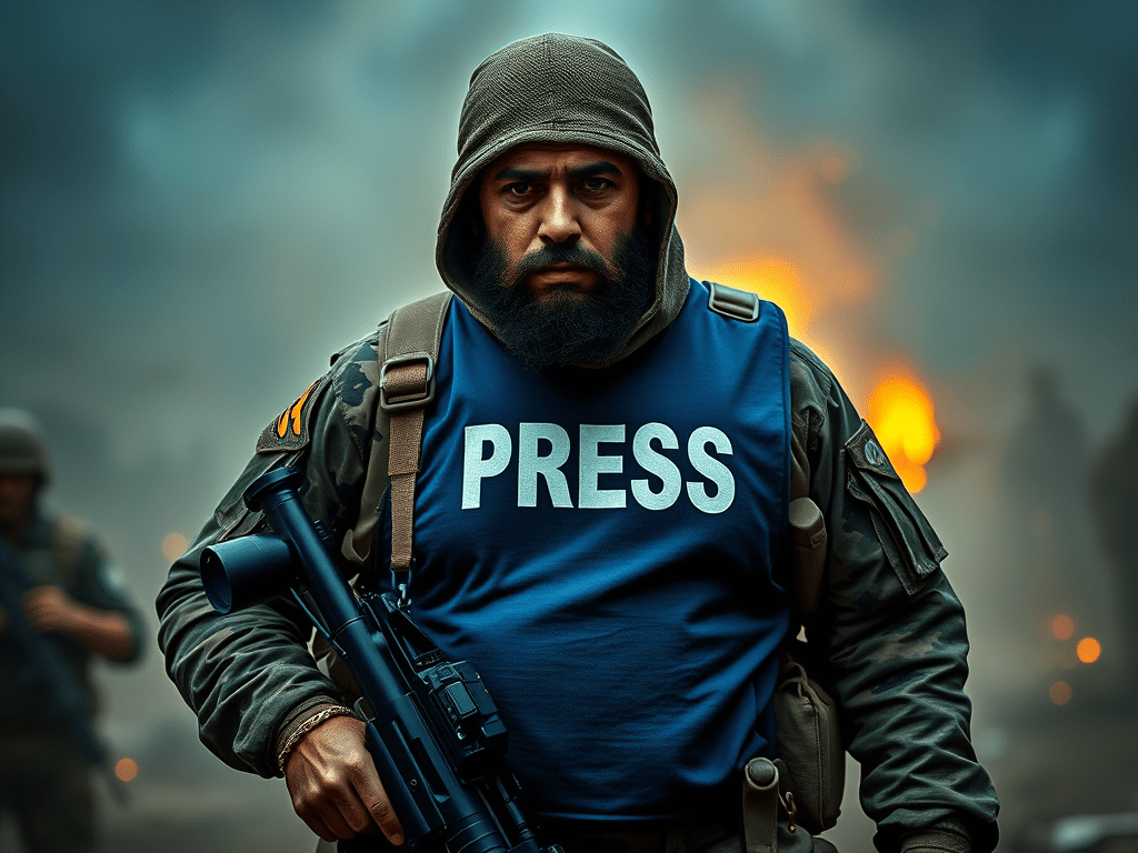 Hamas Commander’s Final Costume Change: From Combat Fatigues to Press&nbsp;Vest