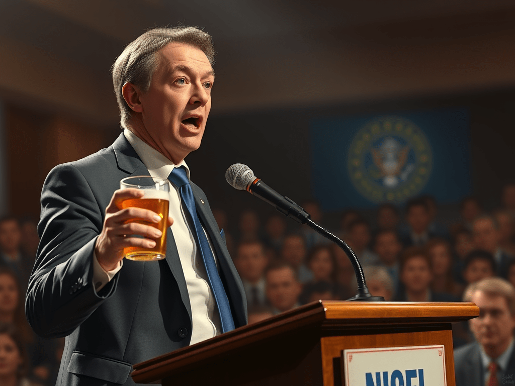 Finally, a Voice for Britain: Farage Takes the Mic While the Nation Holds Its&nbsp;Breath