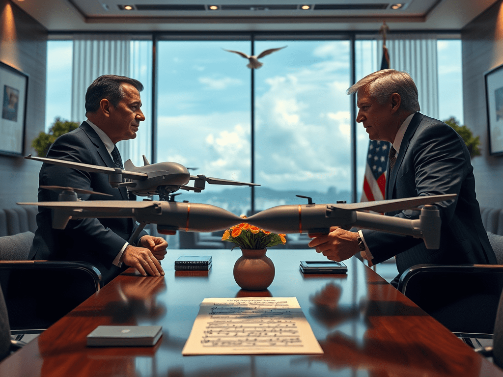 Tomahawks, Drones & Dinner Music: The Peace Deal That Sounds Like Bocelli&nbsp;🎶🚀