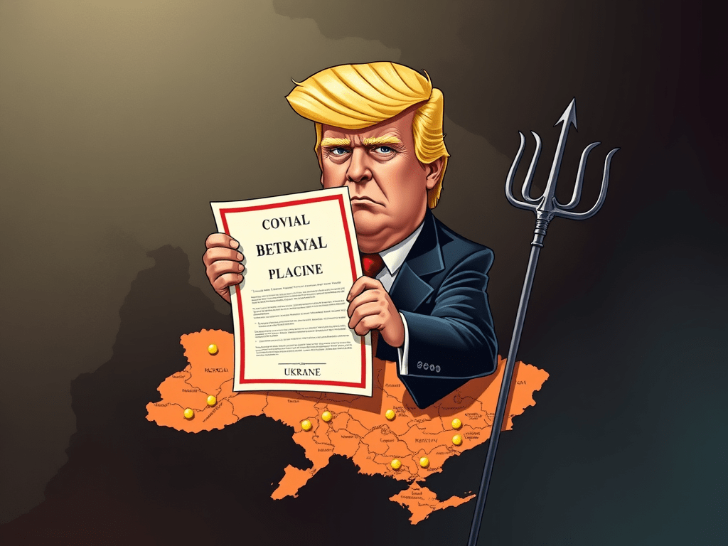 Deal or No Deal? Trump’s Ukraine “Peace Plan” Smells Like a Moscow Memo 📝🕵️♂️