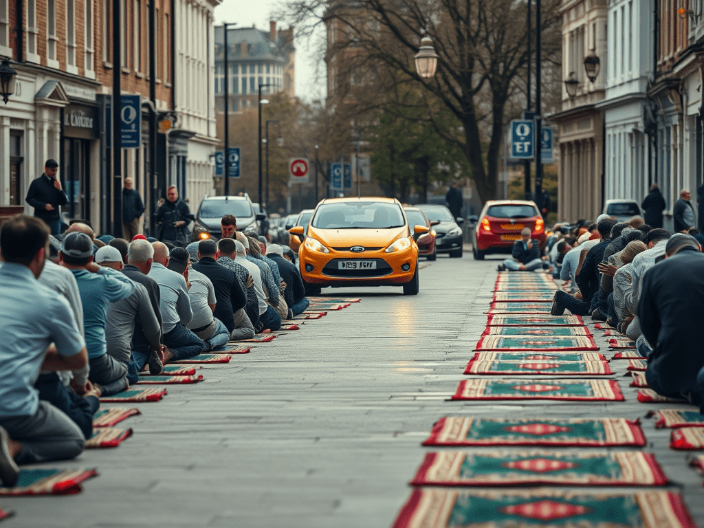Road Rage or Religion? Britain’s Pavements Become the Nation’s Most Awkward Prayer&nbsp;Mat